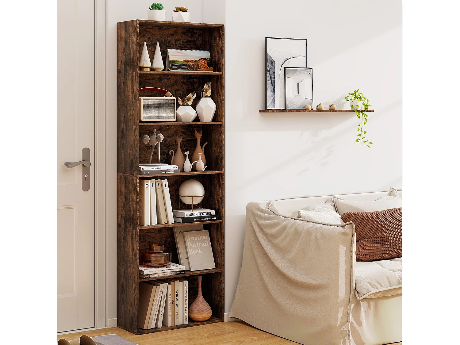 Wolnostojący regał Regał na książki 178 cm