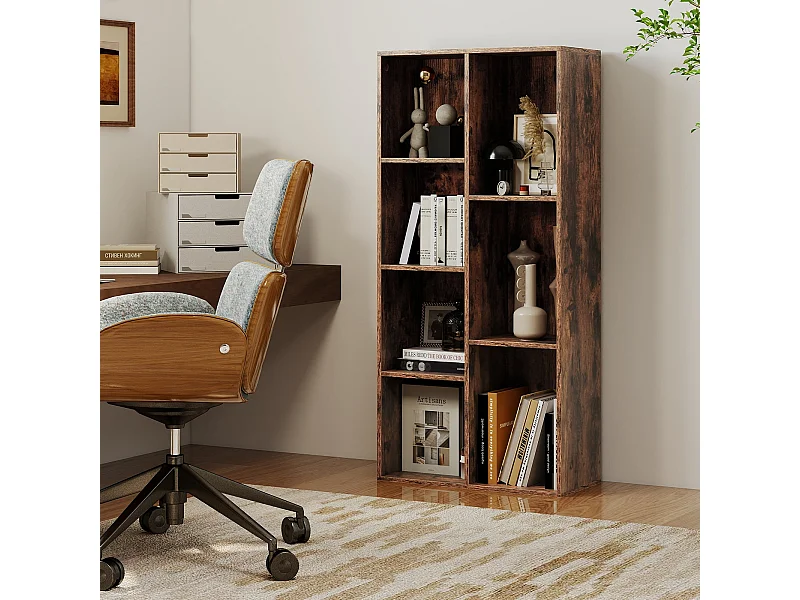 7-poziomowy regał wolnostojący Regał na książki Biblioteczka