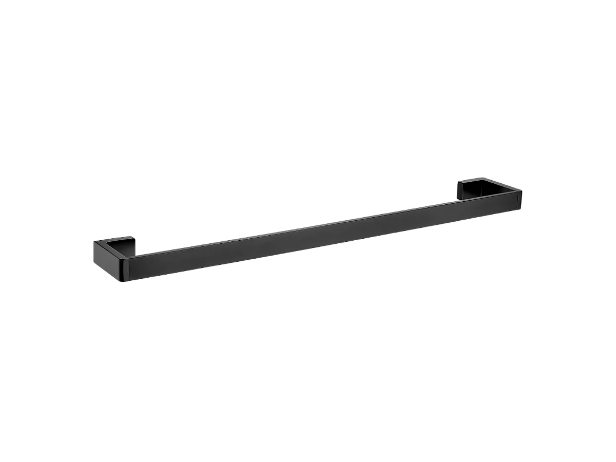 Kissy toallero de 1 barra negro Essebagno