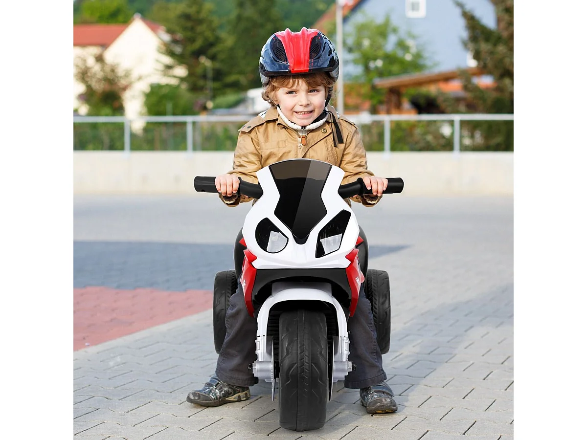 MOTOCYKL ELEKTRYCZNY DLA DZIECI 3-KOŁOWY JEŹDZIK Z MUZYKĄ