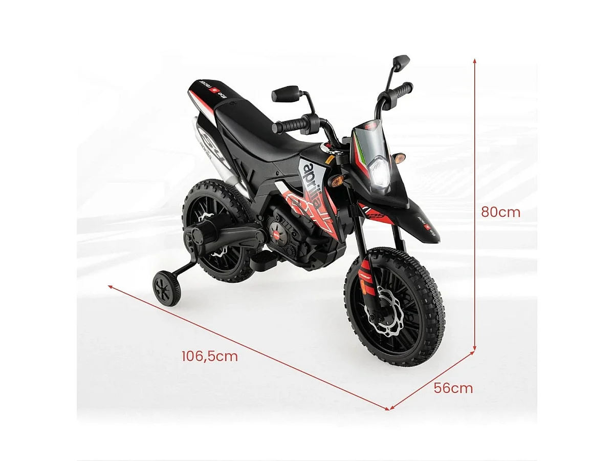 Motocykl elektryczny Aprilia 12V