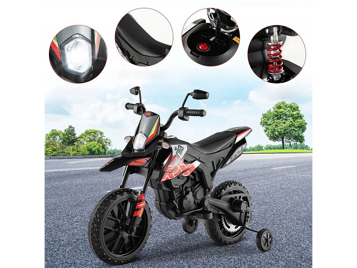 Motocykl elektryczny Aprilia 12V