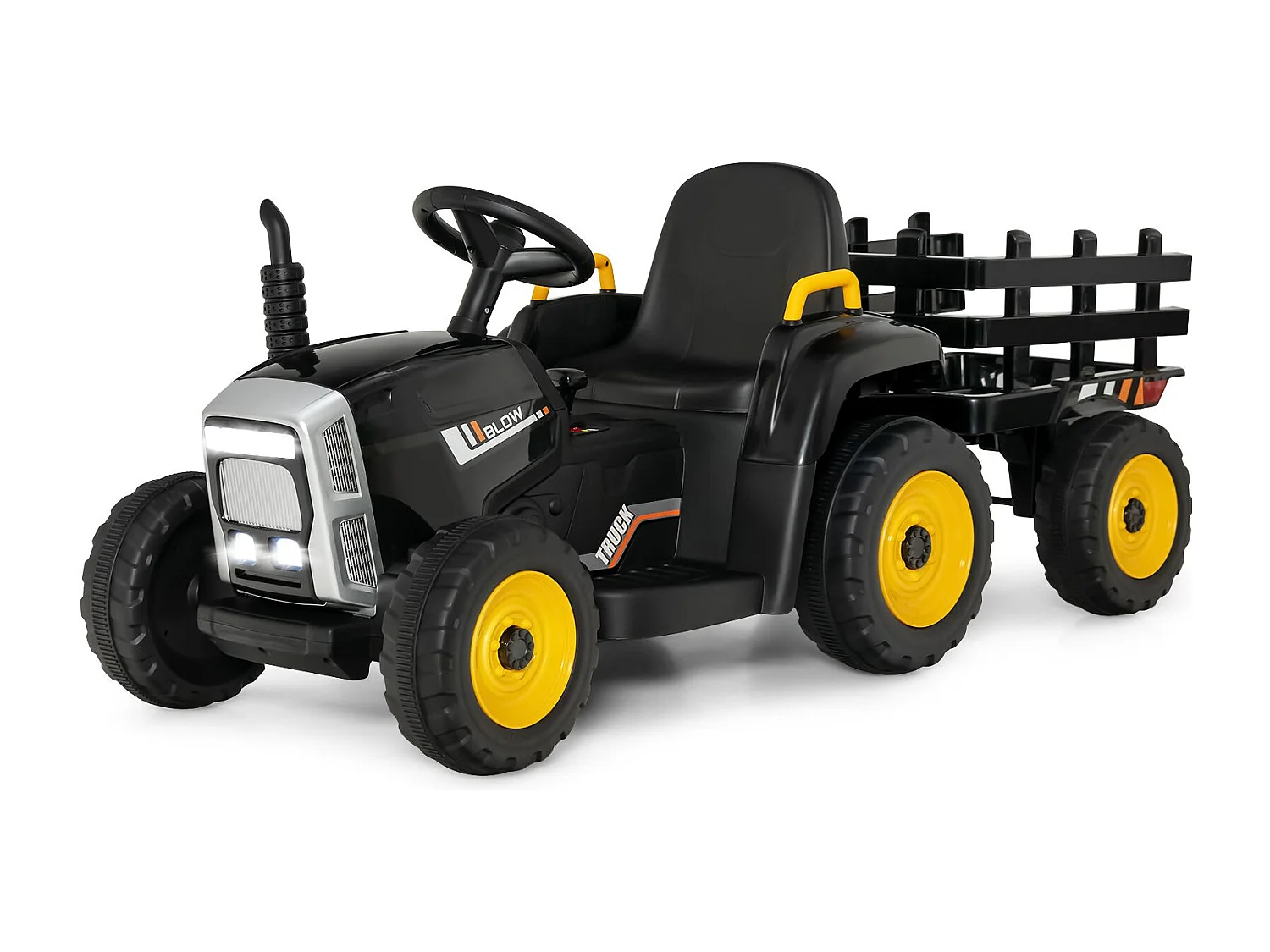 Traktor na akumulator z przyczepą Samochód na akumulator