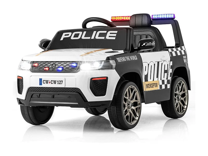 Policyjne auto na akumulator Elektryczny pojazd dla dzieci
