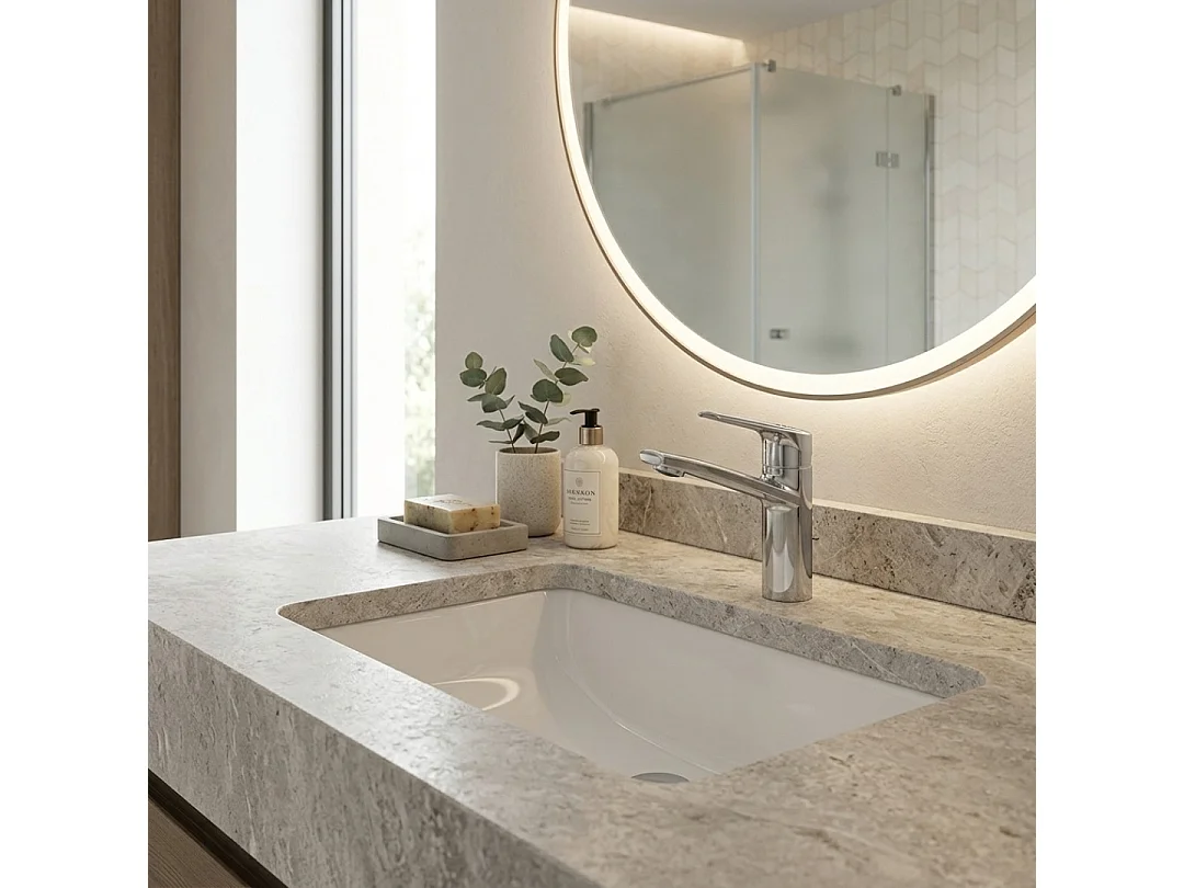 Sydney mitigeur lavabo chromé - Essebagno