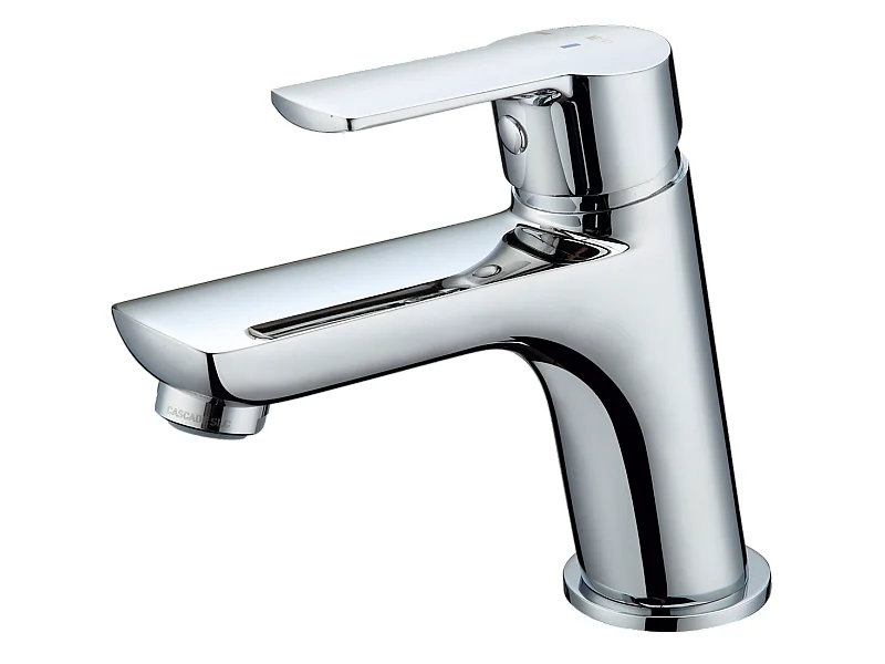 Incli mitigeur lavabo chromé économie d'énergie - Essebagno