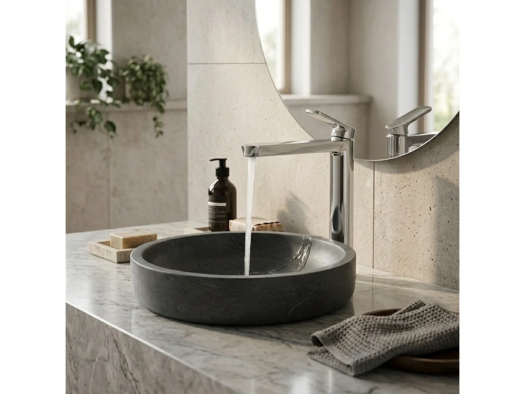 Addict mitigeur lavabo médian chromé - Essebagno