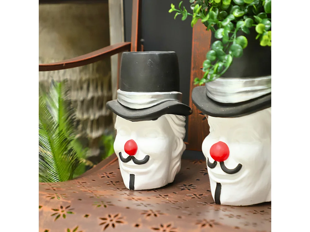 Cache-pot "Clown" Ø.15 x 21.5 cm