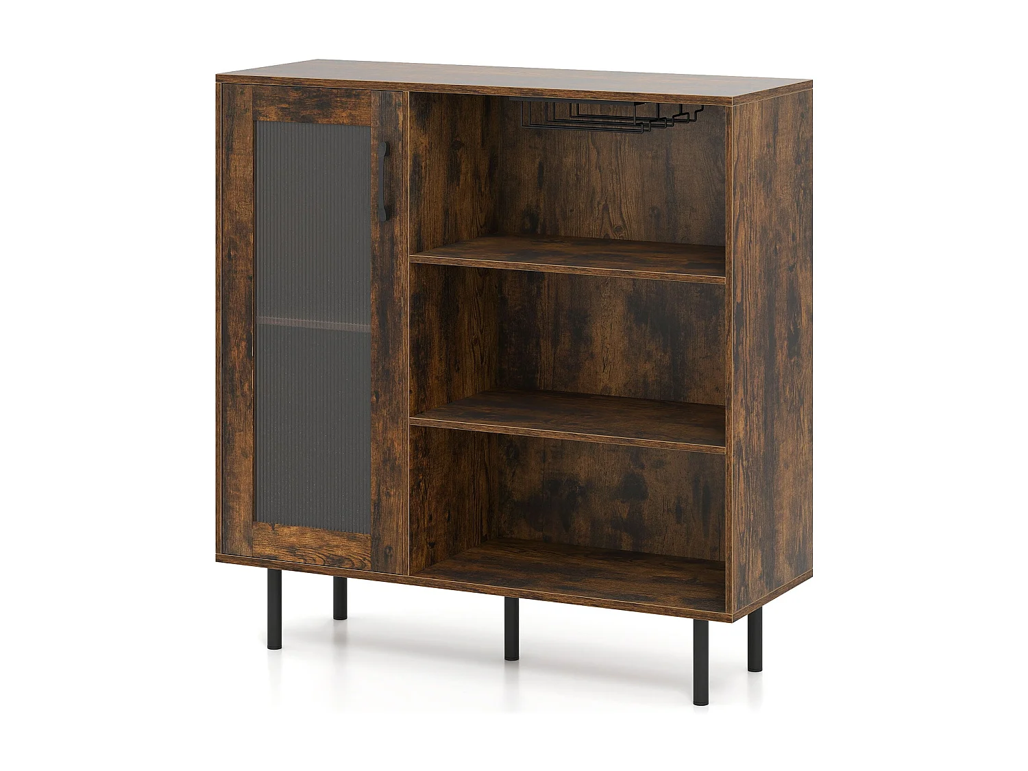 Kredens kuchenny szafka z uchwytami na kieliszki Komoda kuchenna