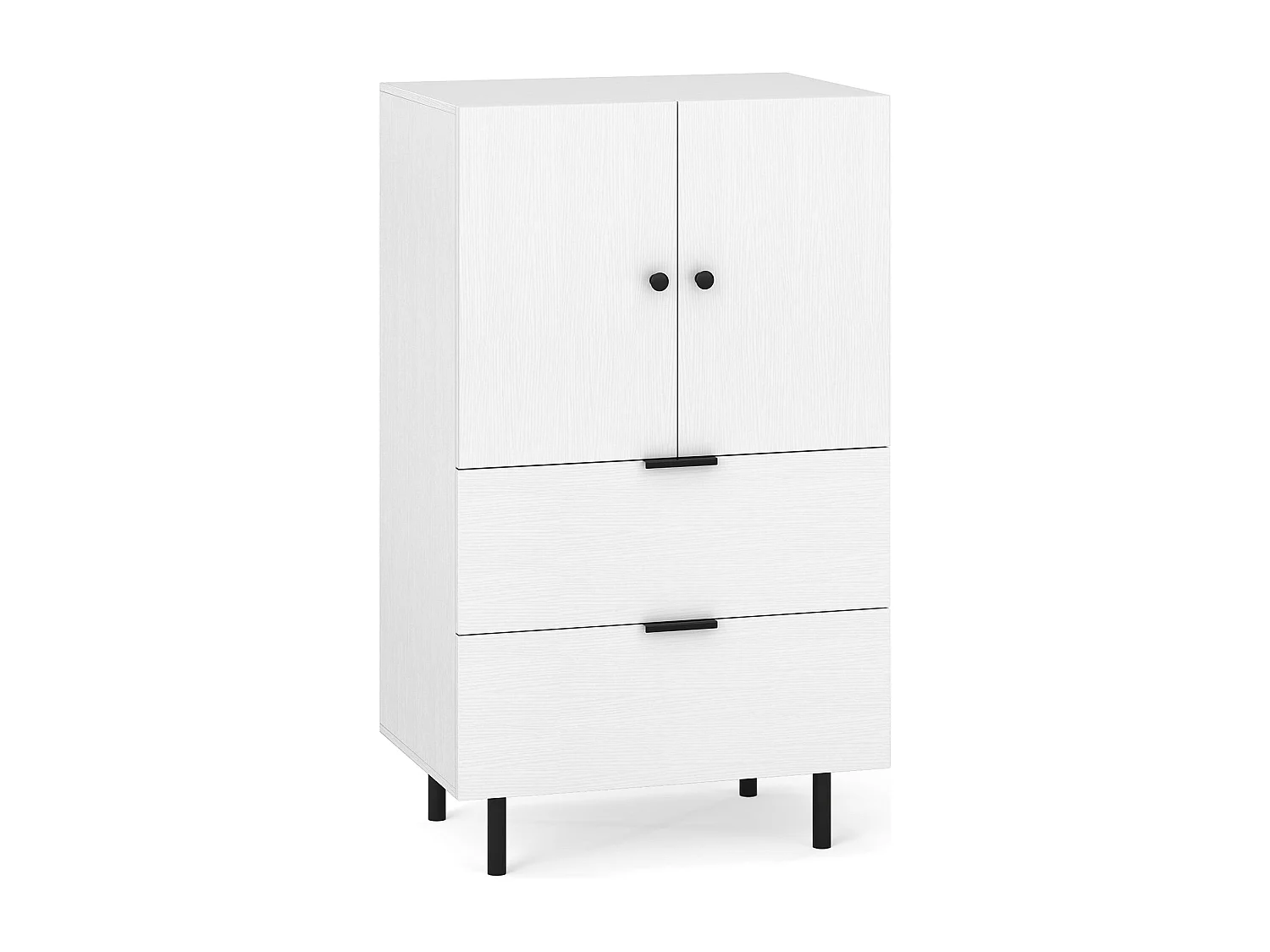 Komoda do salonu Kredens biały 60 x 41,5 x 102 cm