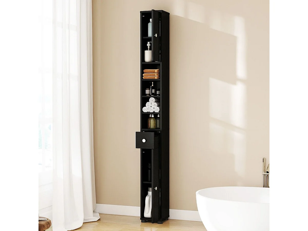 Wąska stojąca szafka łazienkowa Szafka do łazienki