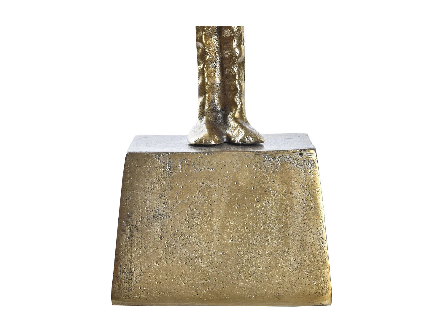 Bijzettafel van aluminium met glas, 46x46x57 cm, herenmodel