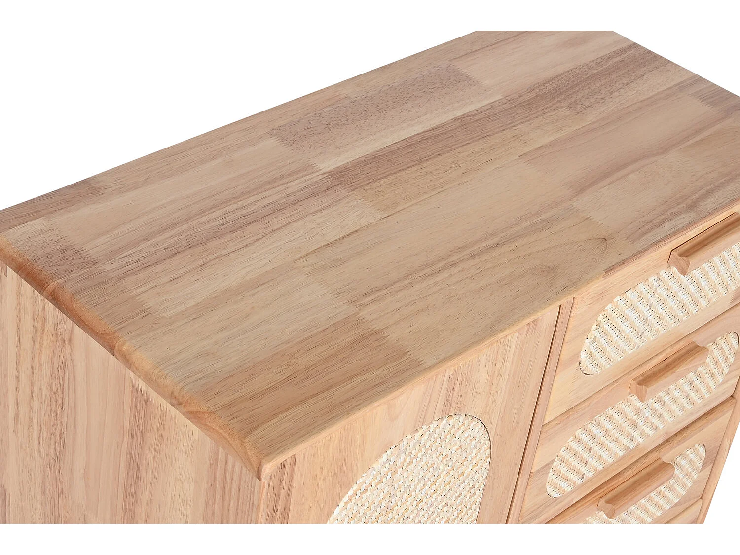 Buffet Rubberwood Ratan 73,5X35X78 Natural