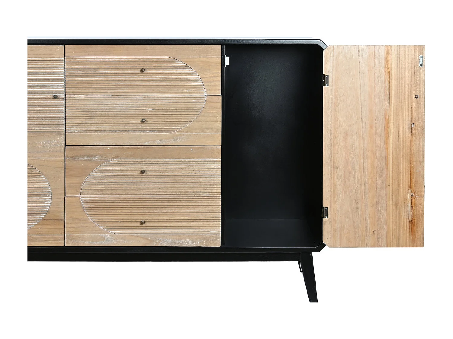 Buffet Madera 120X40X90,5 Negro