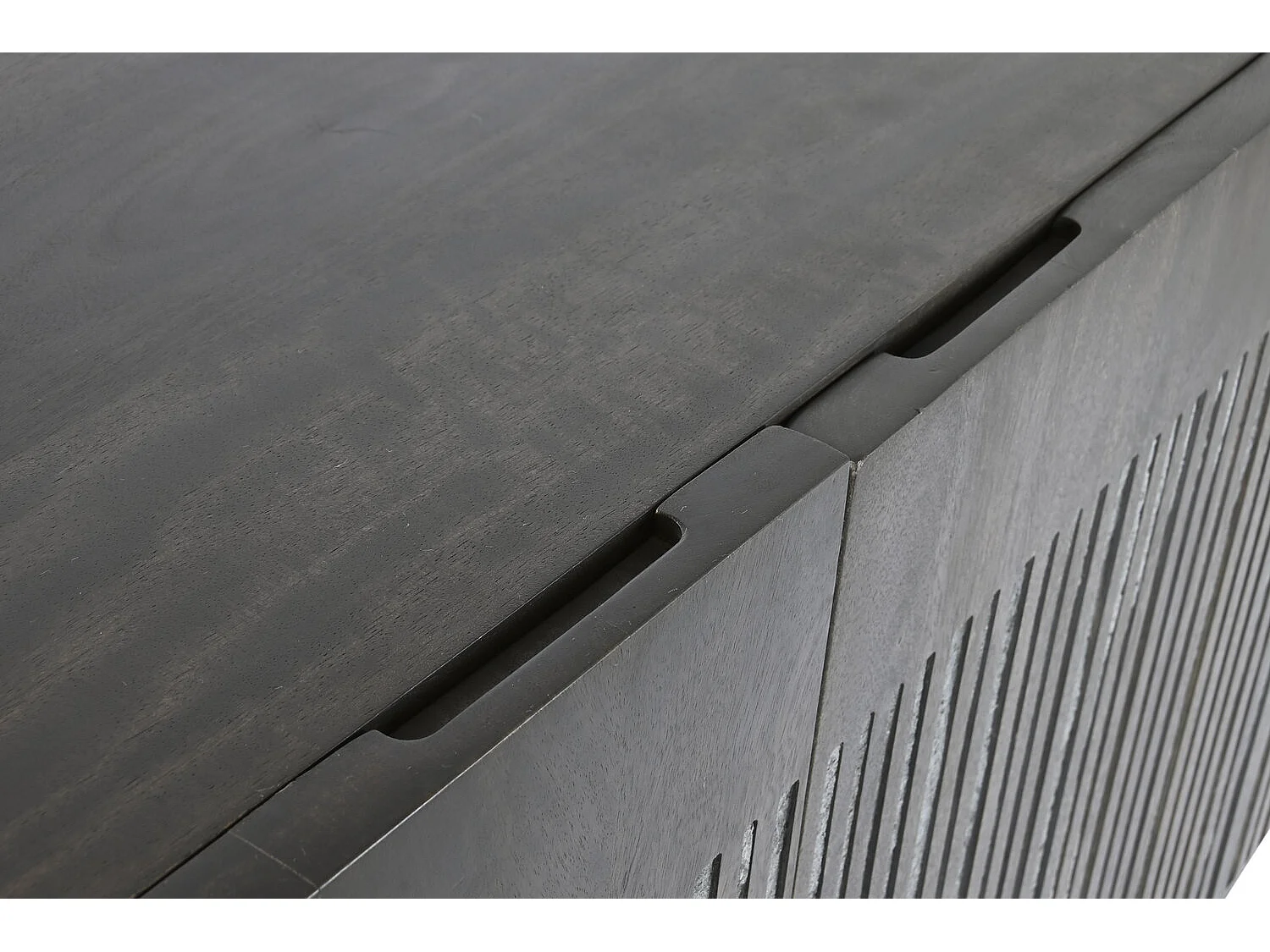 Buffet met metalen handgreep 177x45x77 bruin