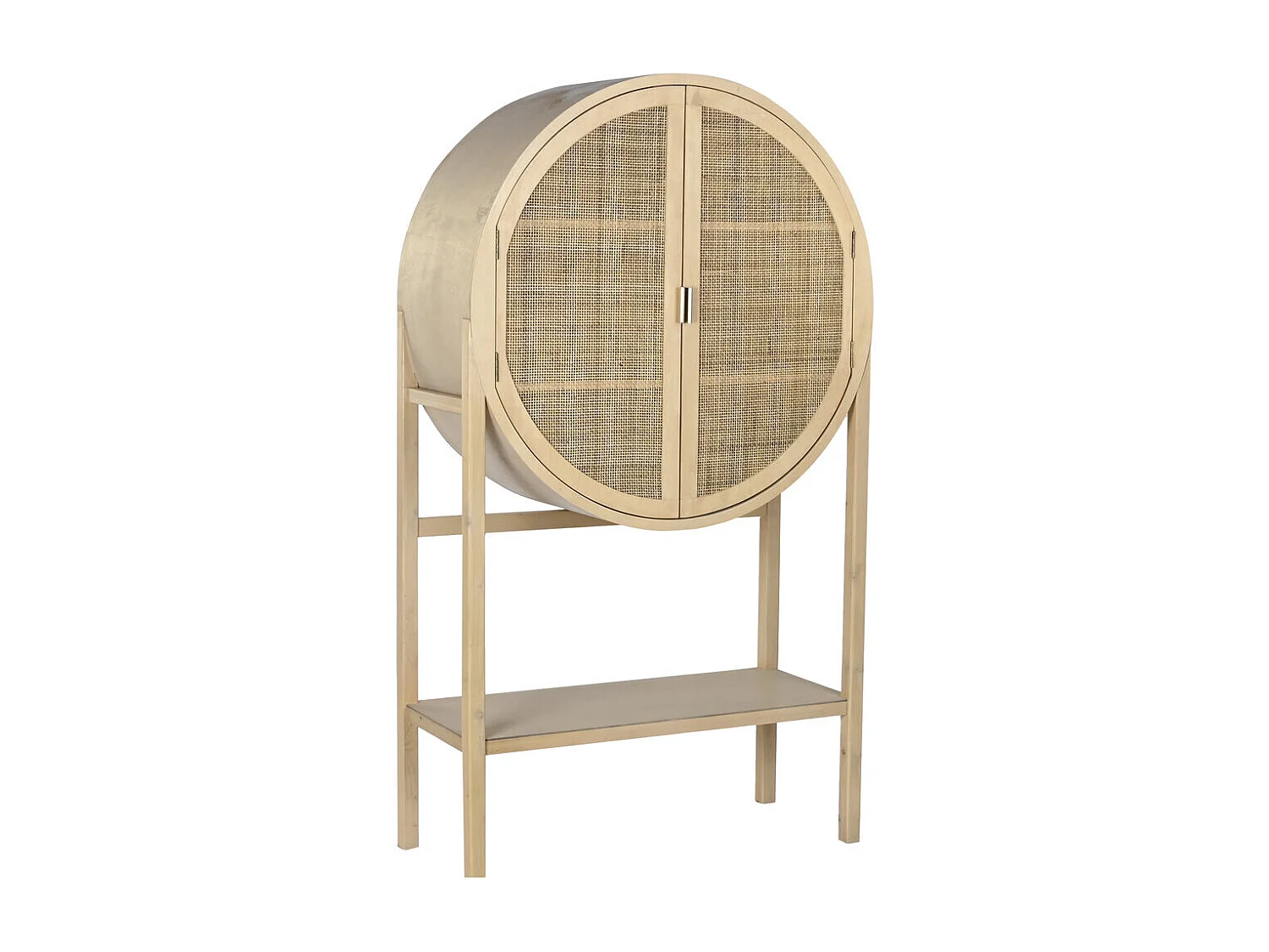 Aparador Paulownia em MDF 90x40x160 Natural