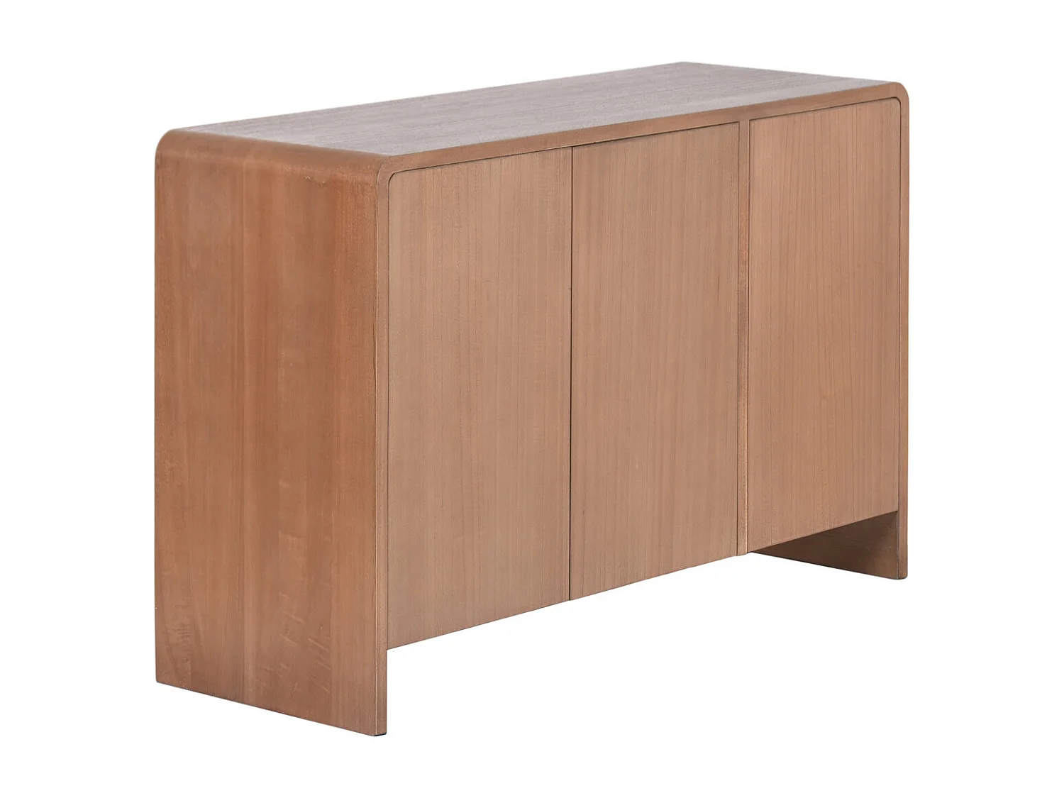 Dressoir van paulownia-iephout, 106x38x71 cm, 3 deuren