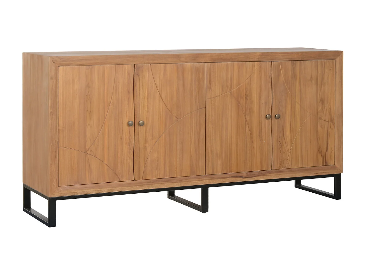 Buffet Teak MDF 180x40x85 Bruin