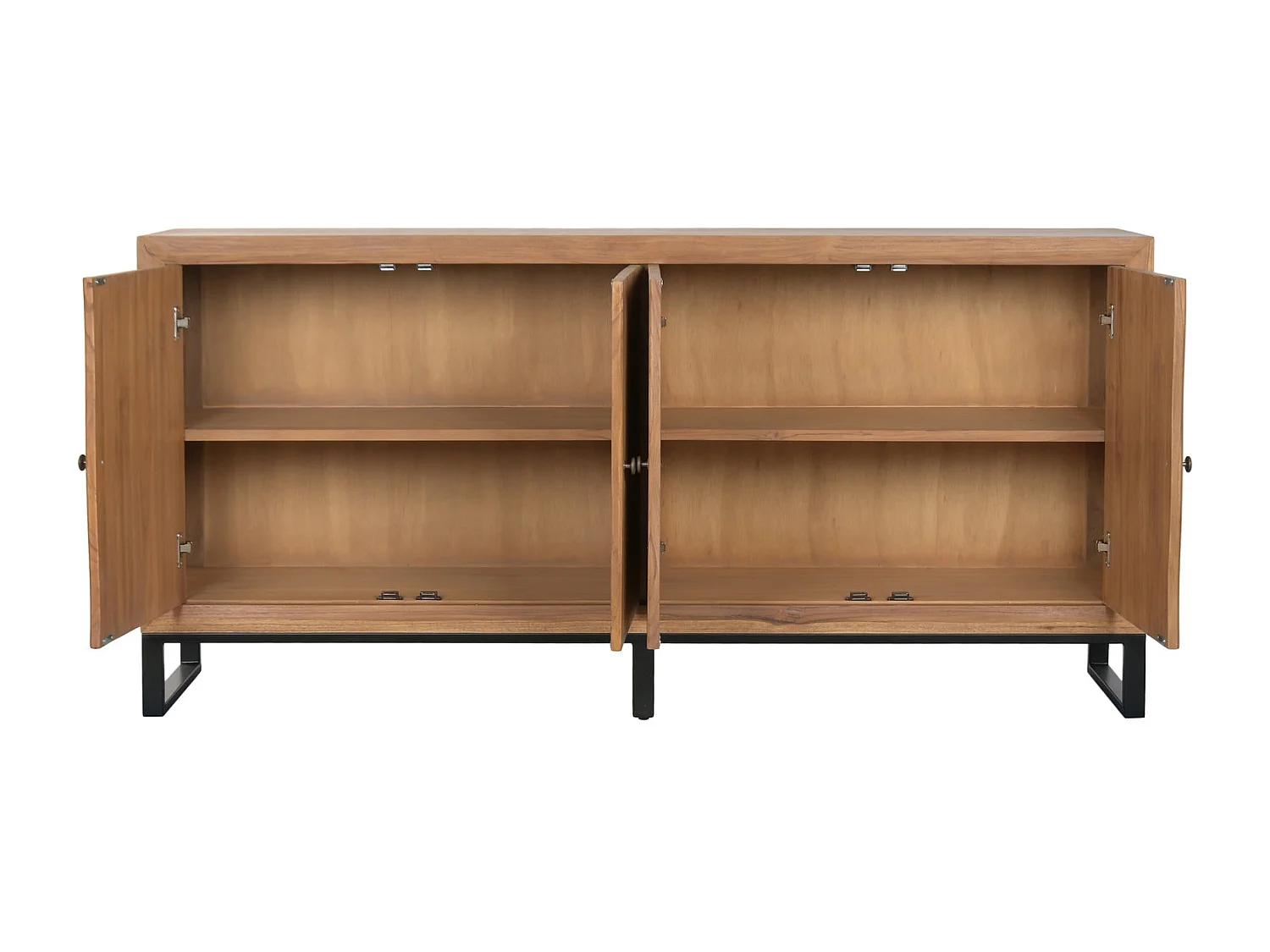 Buffet Teak MDF 180x40x85 Bruin