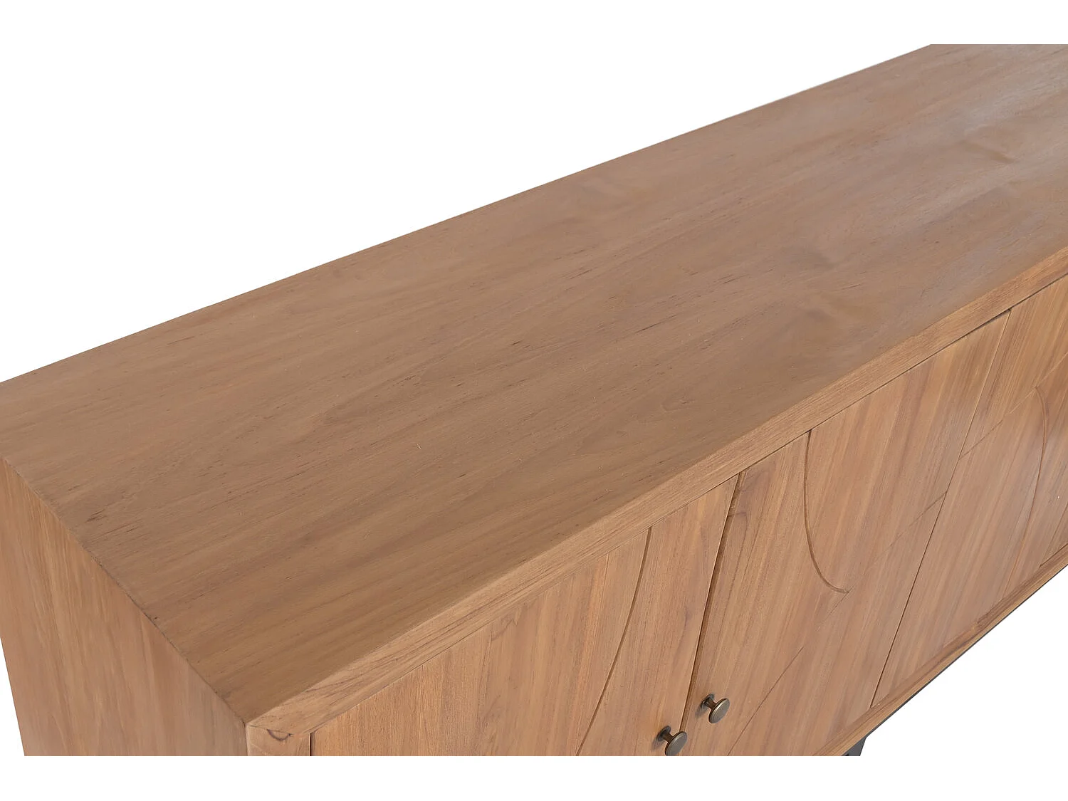 Buffet Teak MDF 180x40x85 Bruin