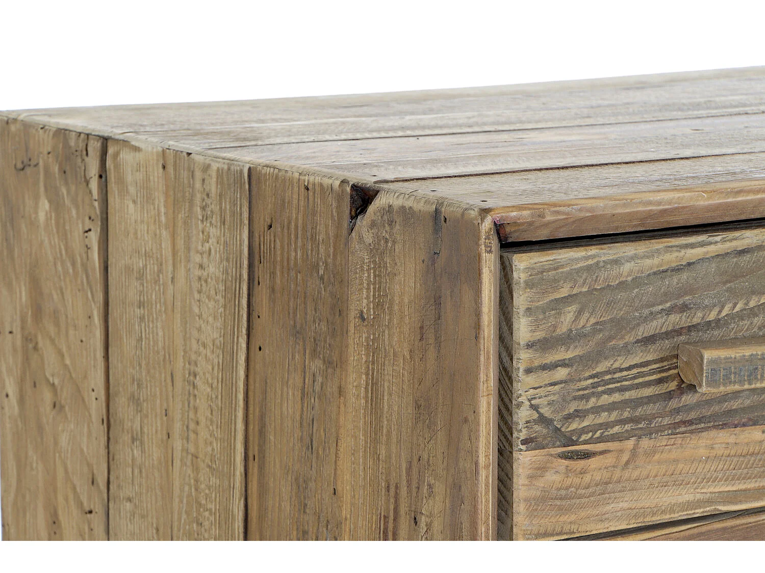 Tavolo TV Pino 180X48X65 Naturale Invecchiato