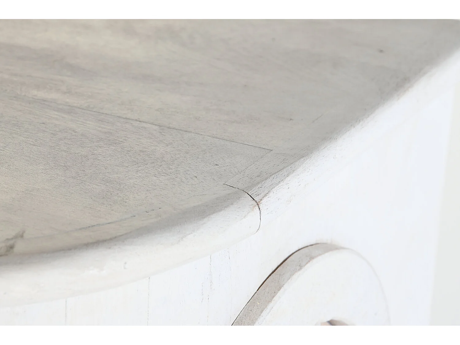 Aparador de metal Mango 92x40x113 branco