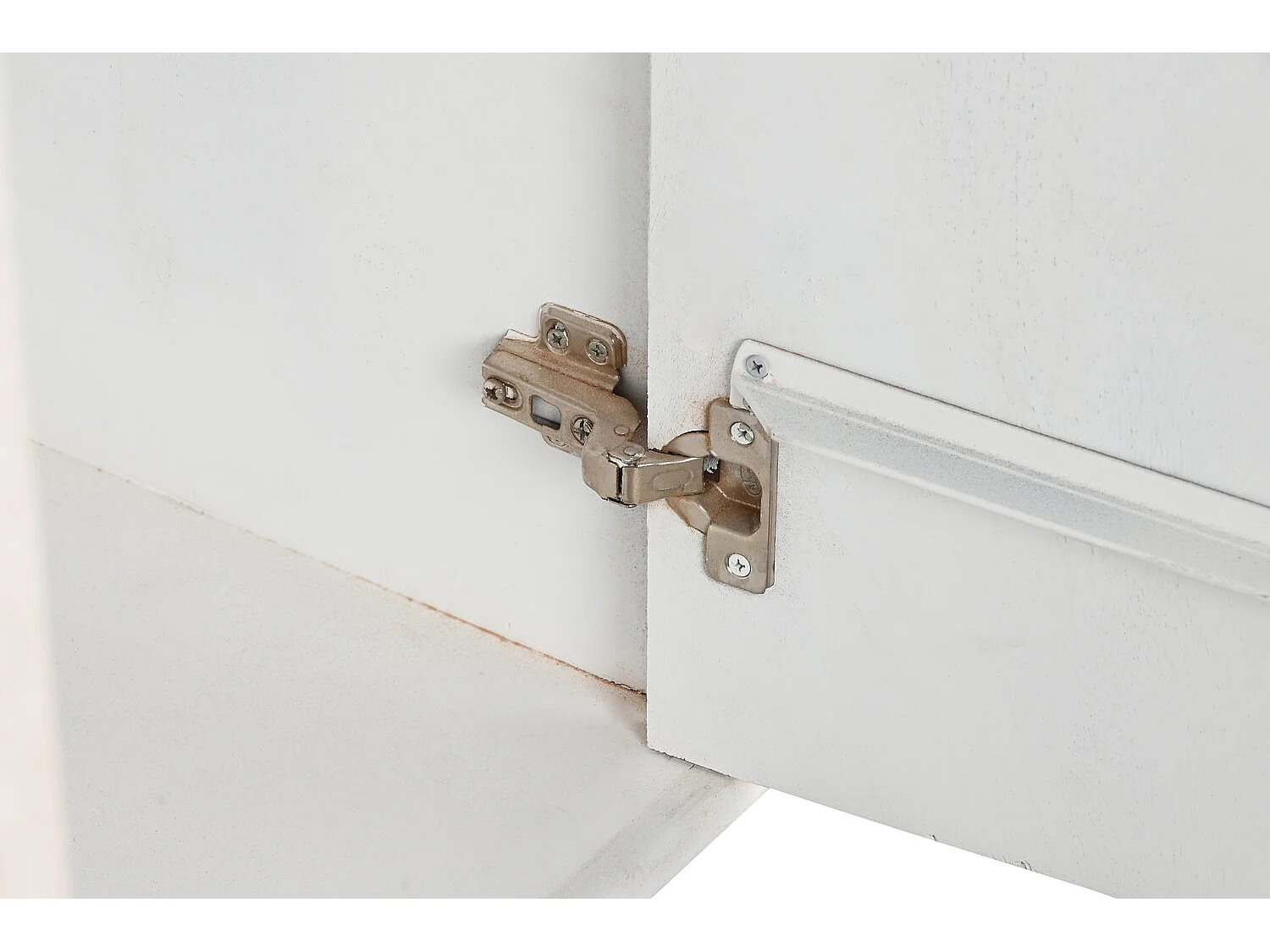 Aparador de metal Mango 92x40x113 branco