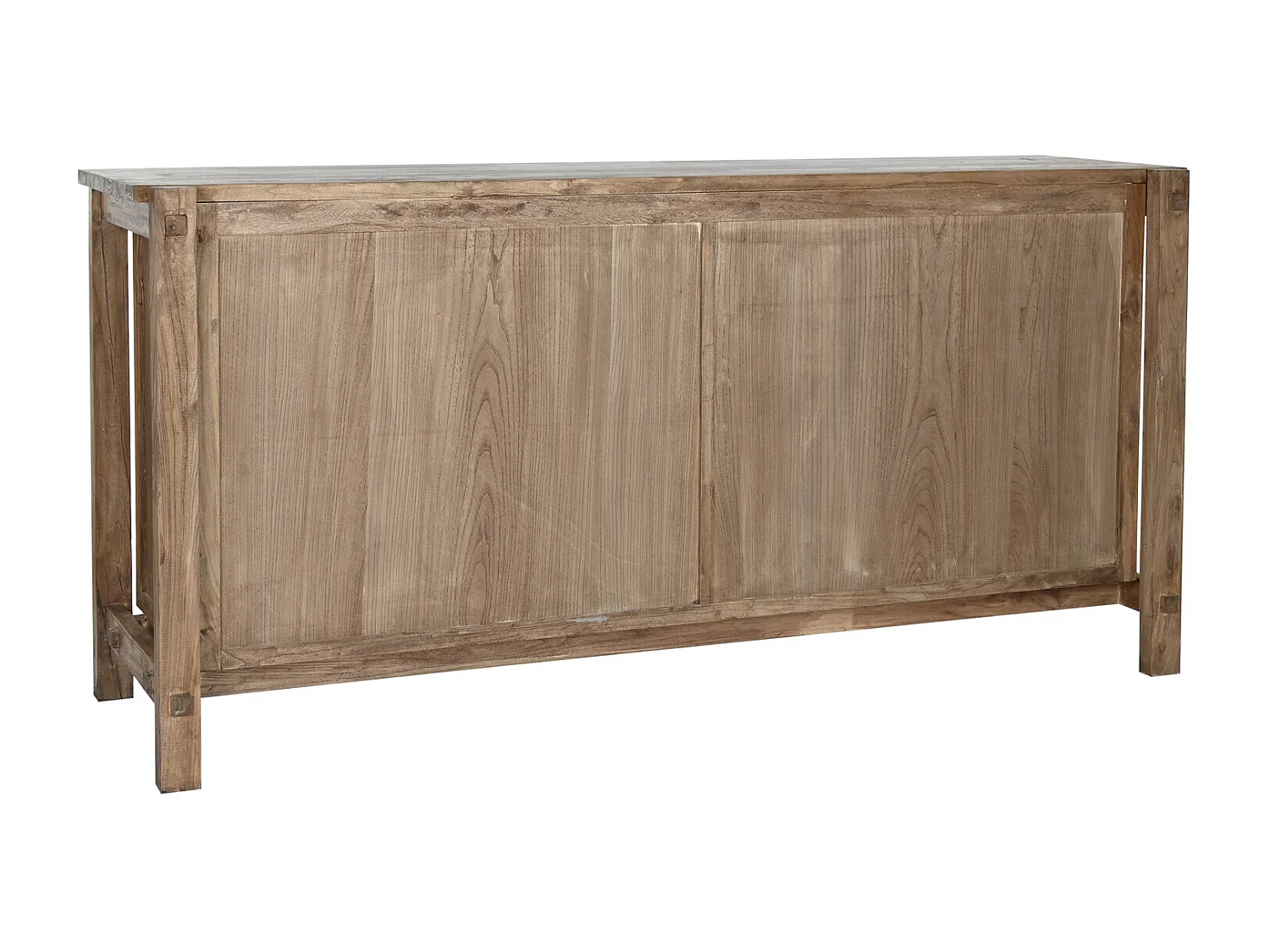 Buffet em madeira de olmo reciclada, 183 x 57 x 90 cm, cor natural.