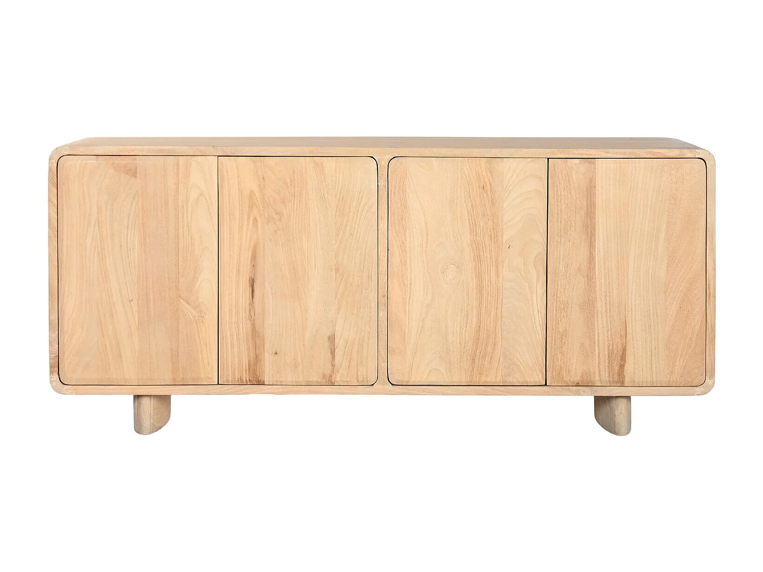 Eikenhouten dressoir 180x40x80 cm, naturel bruin