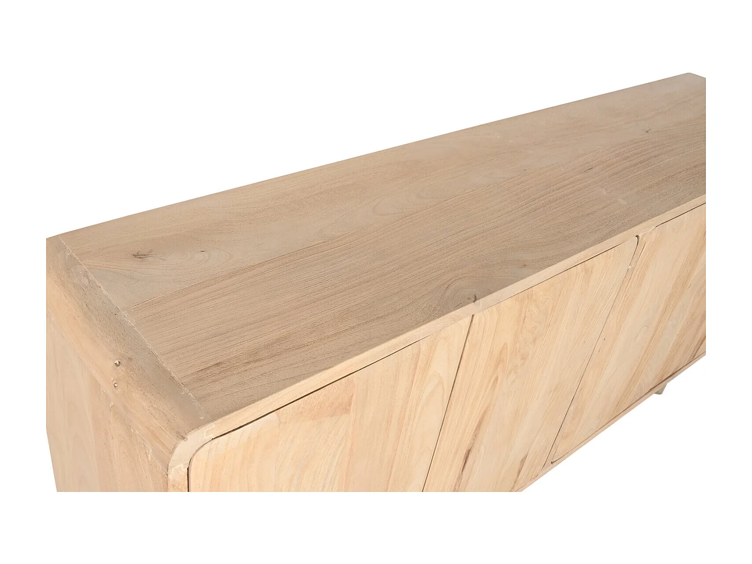 Eikenhouten dressoir 180x40x80 cm, naturel bruin