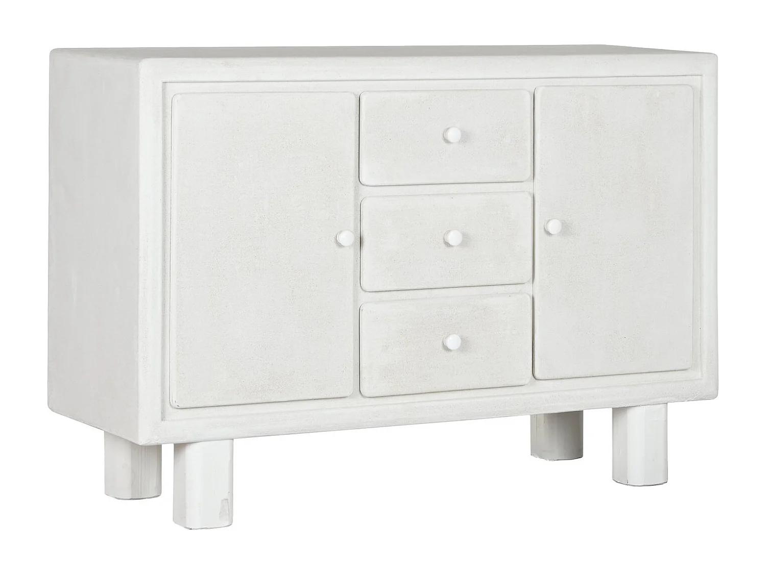 Buffet Mdf Abete 120X38X80 Bianco Grezzo