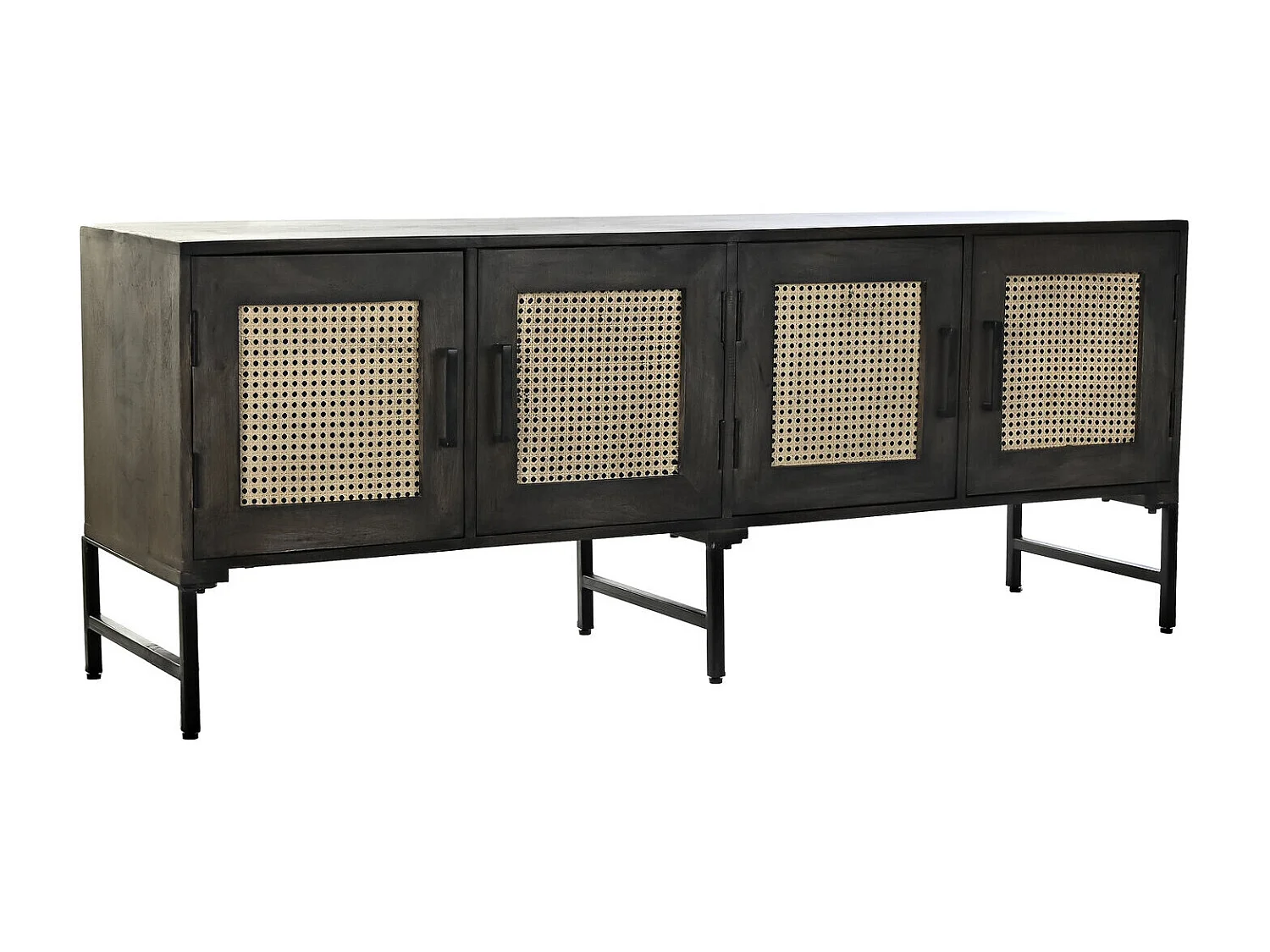 Buffet Mango Ratan 155x40x61,5 Bruin