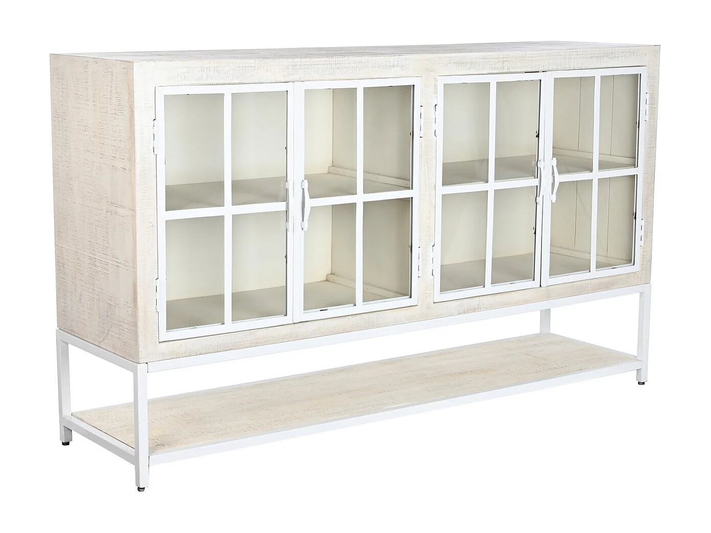 Buffet Maniglia in metallo 170X45X100 Decape Bianco