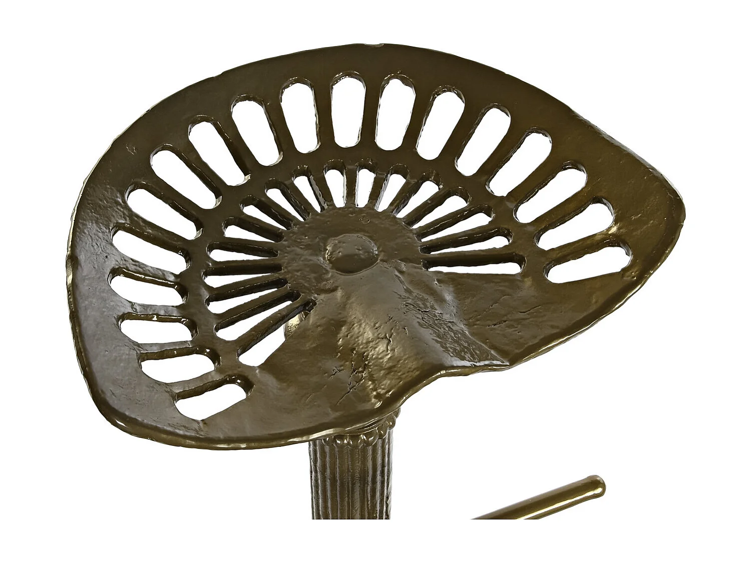 Metalen kruk 44x33x82 goud