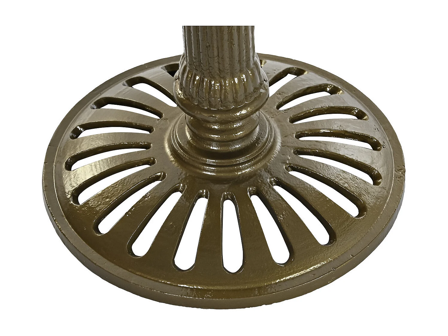 Metalen kruk 44x33x82 goud