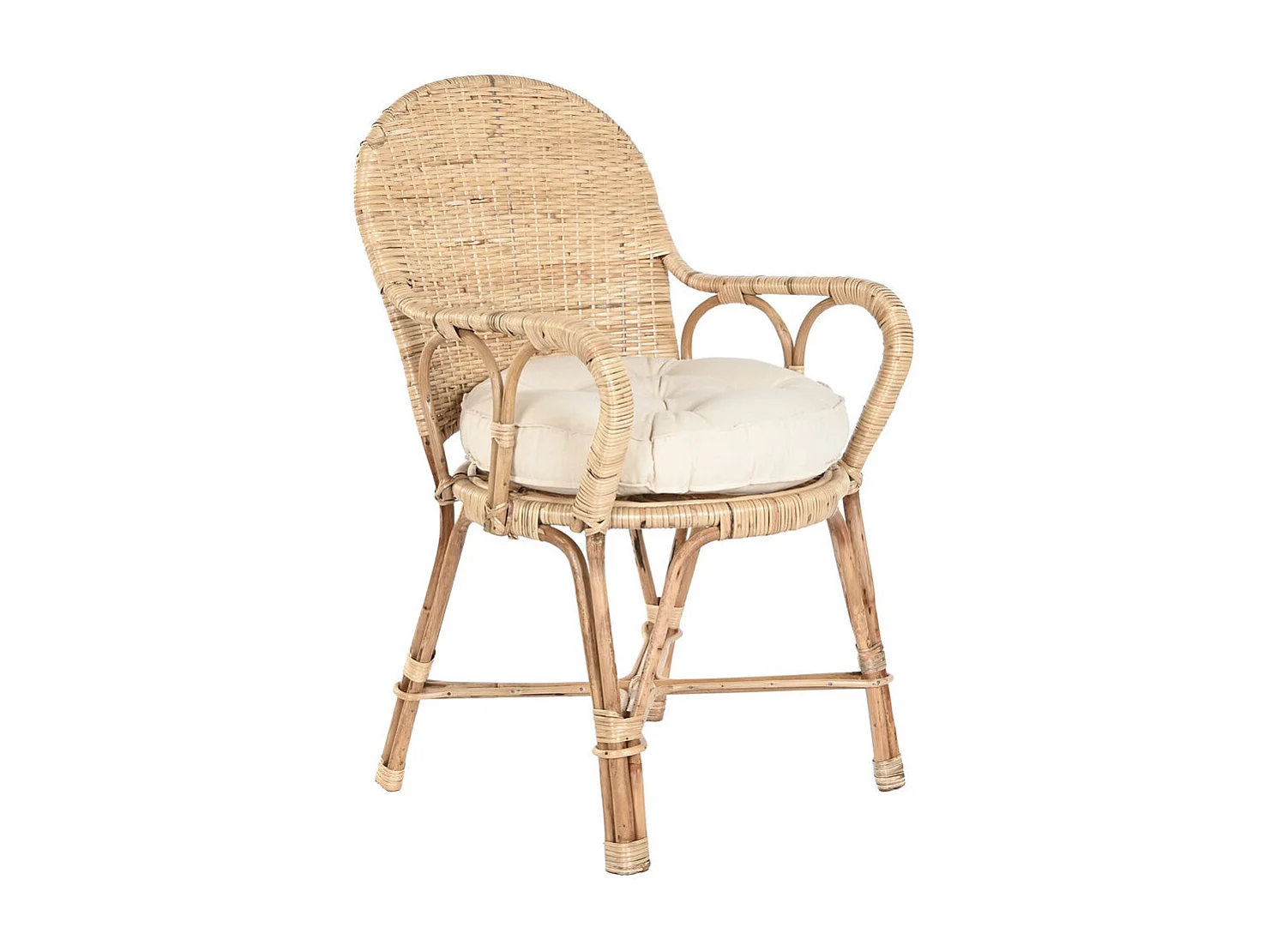 Bambu Ratan Stoel 54X51X92 Naturel