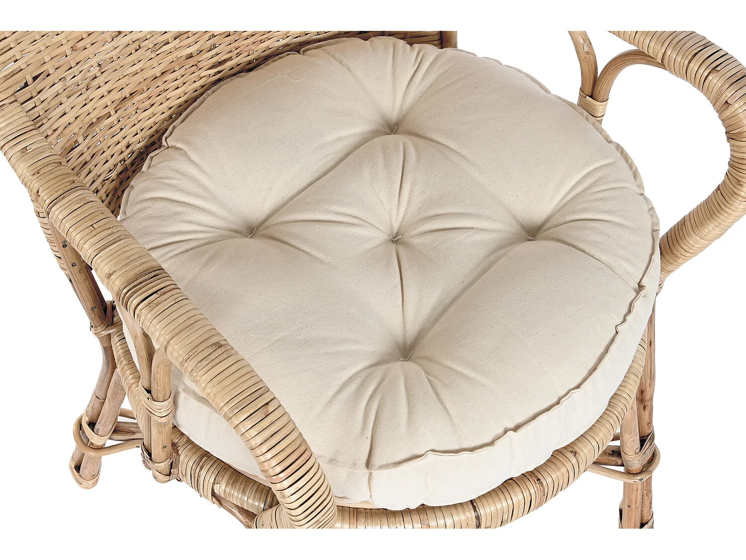 Bambu Ratan Stoel 54X51X92 Naturel