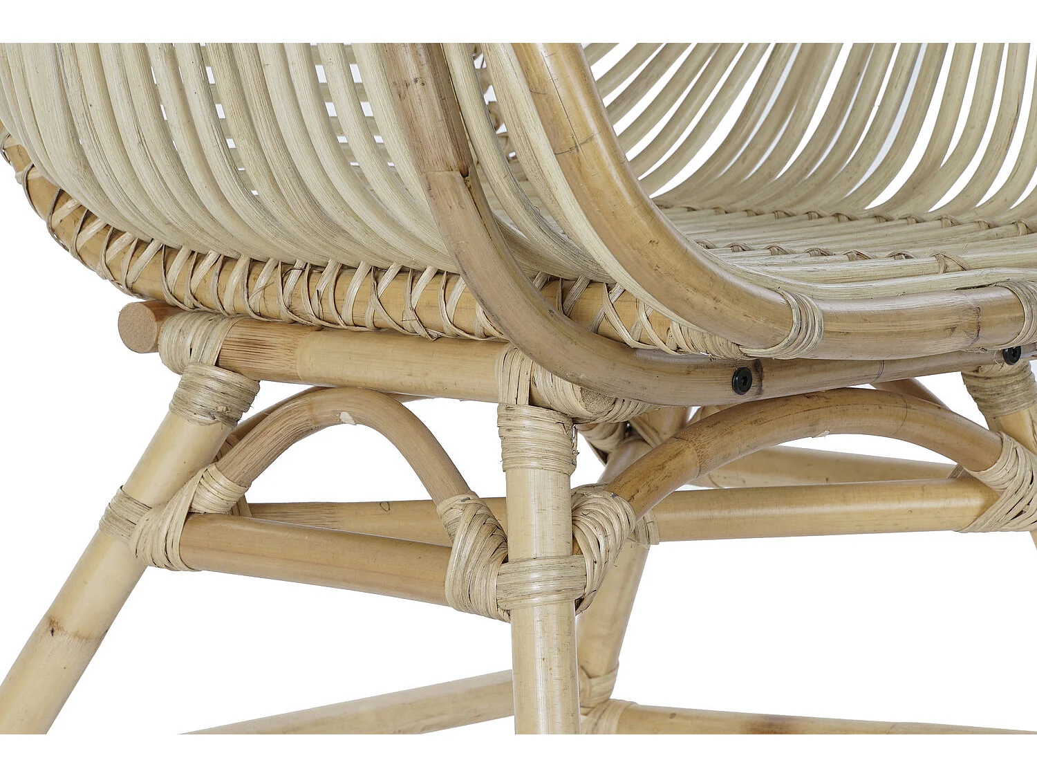 Sedia in rattan 62X62X92 naturale