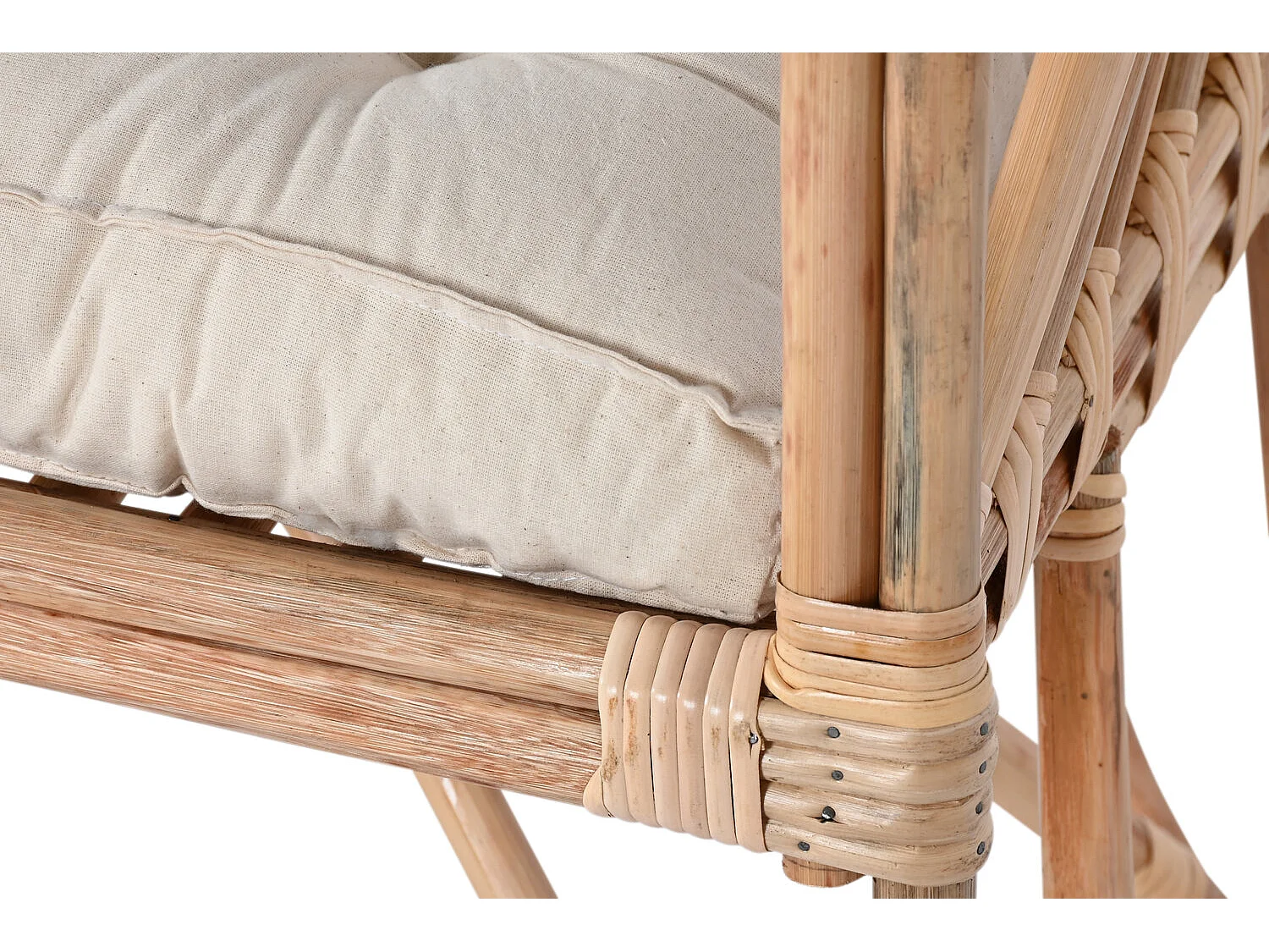 Bamboe Ratan Stoel 58x61x87 Naturel