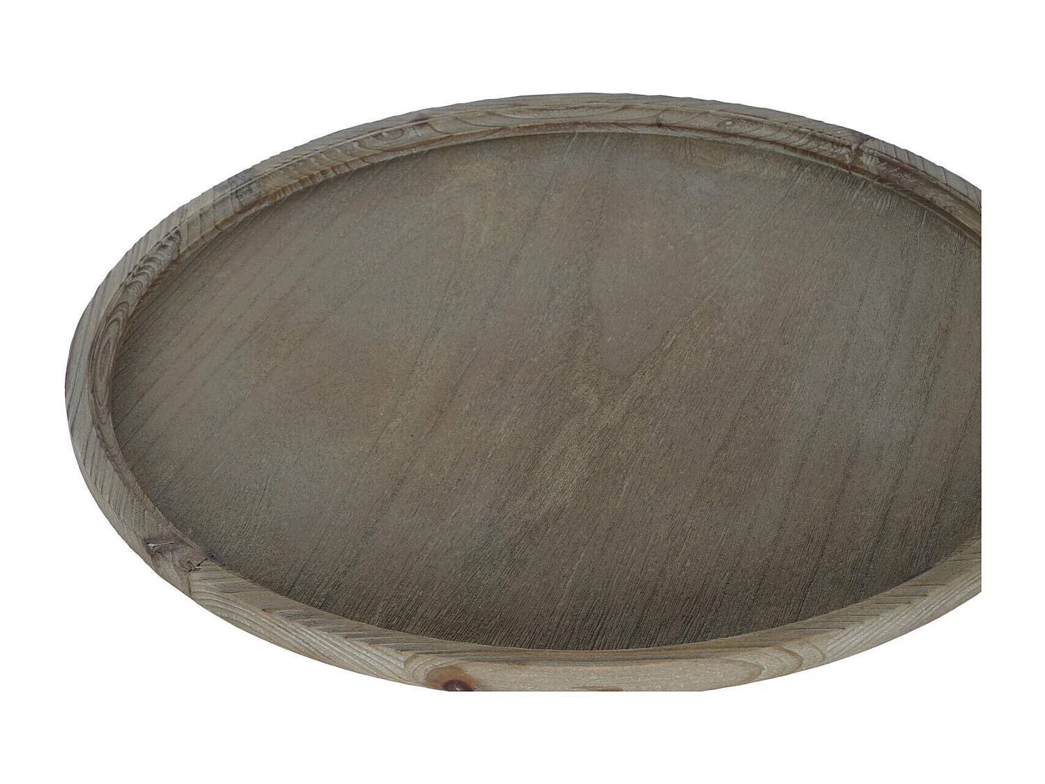 Mesa lateral em madeira de abeto, estrutura em metal, 60x60x63,5 cm, preta.