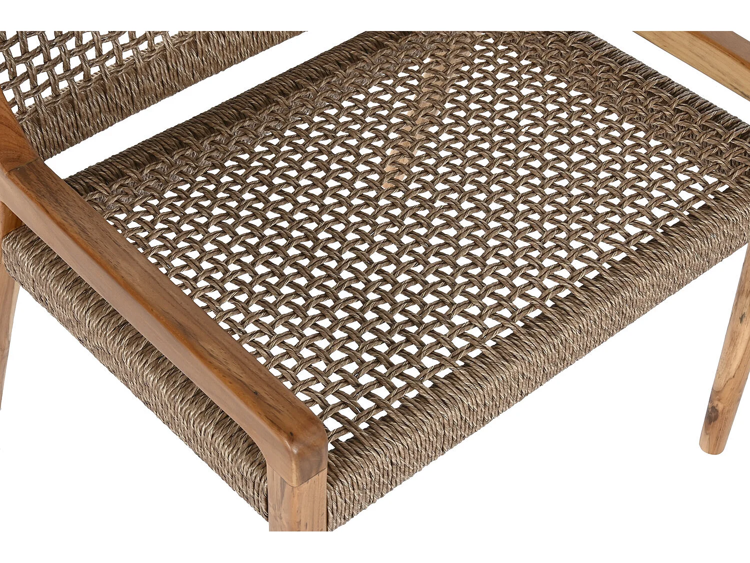 Sedia in fibra di teak 65X62X72 marrone