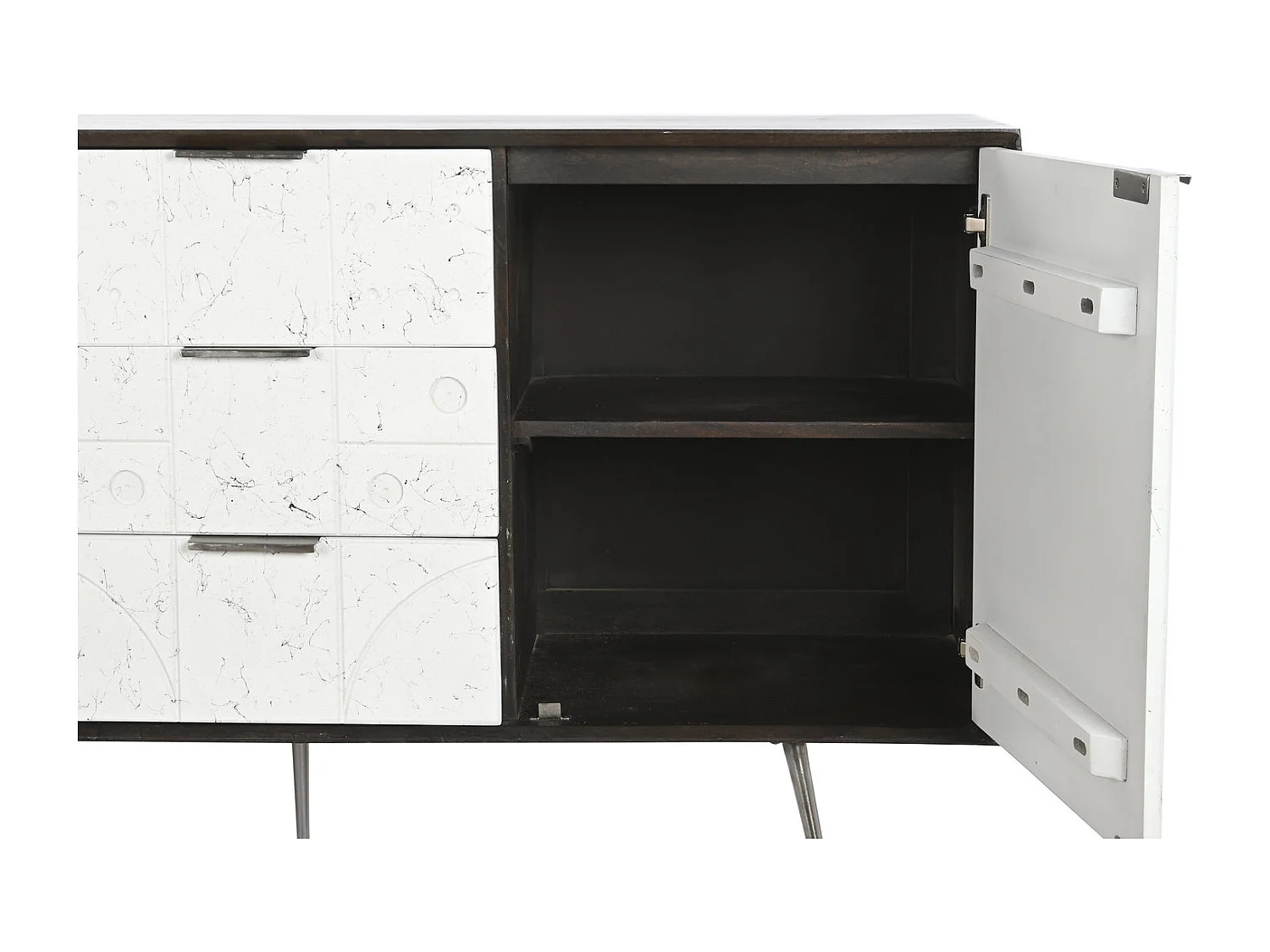 Buffetgreep 150x43x80 Donkerbruin