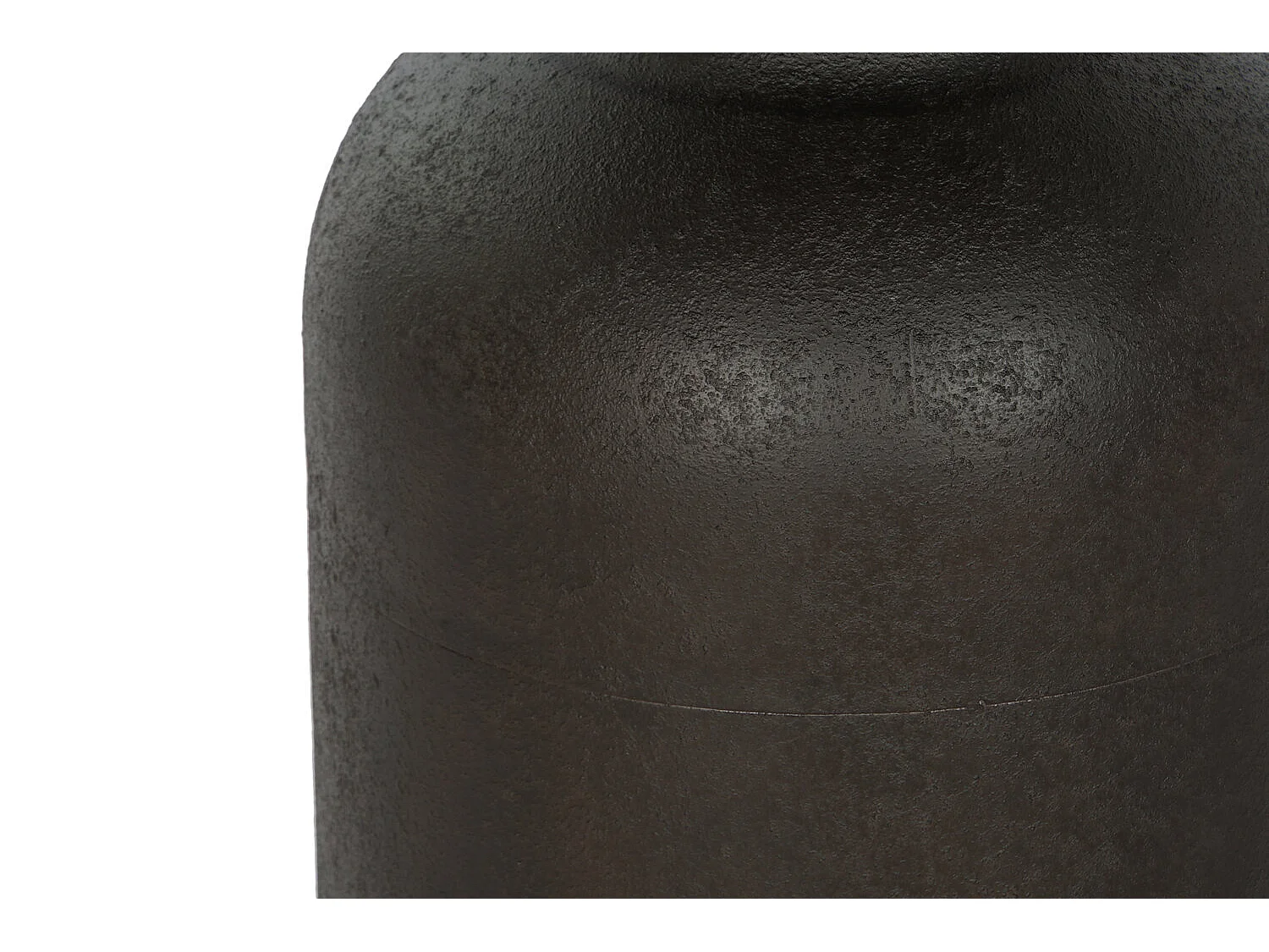 Mesa lateral em madeira de abeto, estrutura em metal, 43,5 x 43,5 x 63,5 cm, preta.