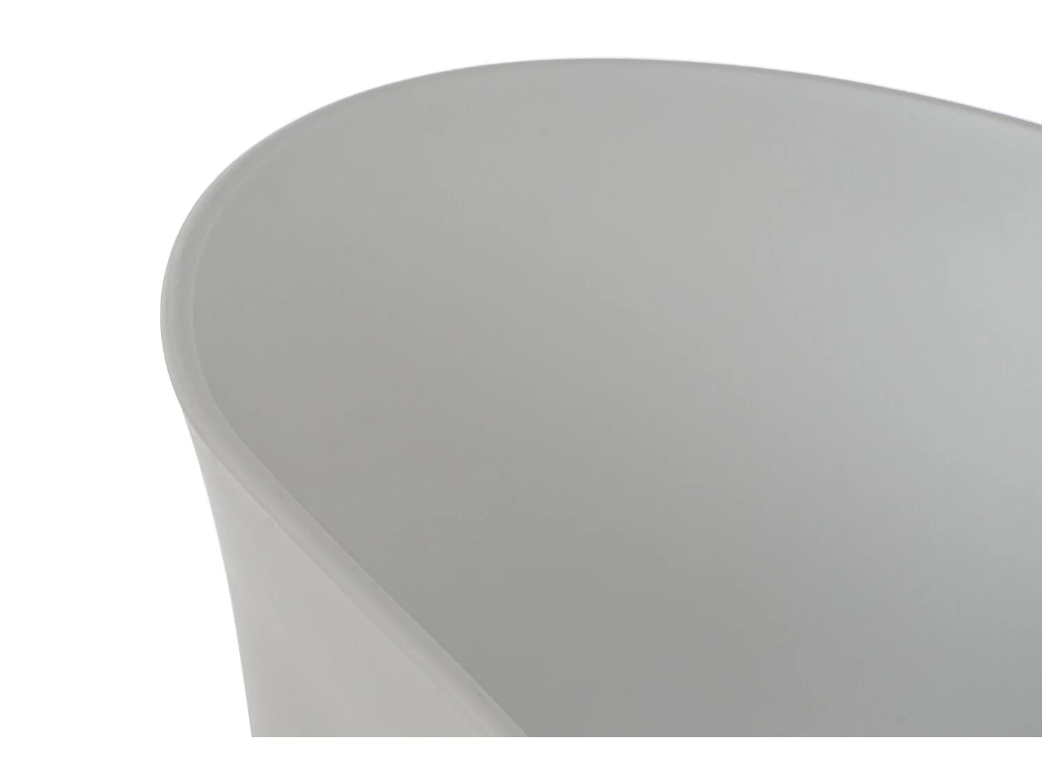 Cadeira de metal PP 60x55x78 cinza claro