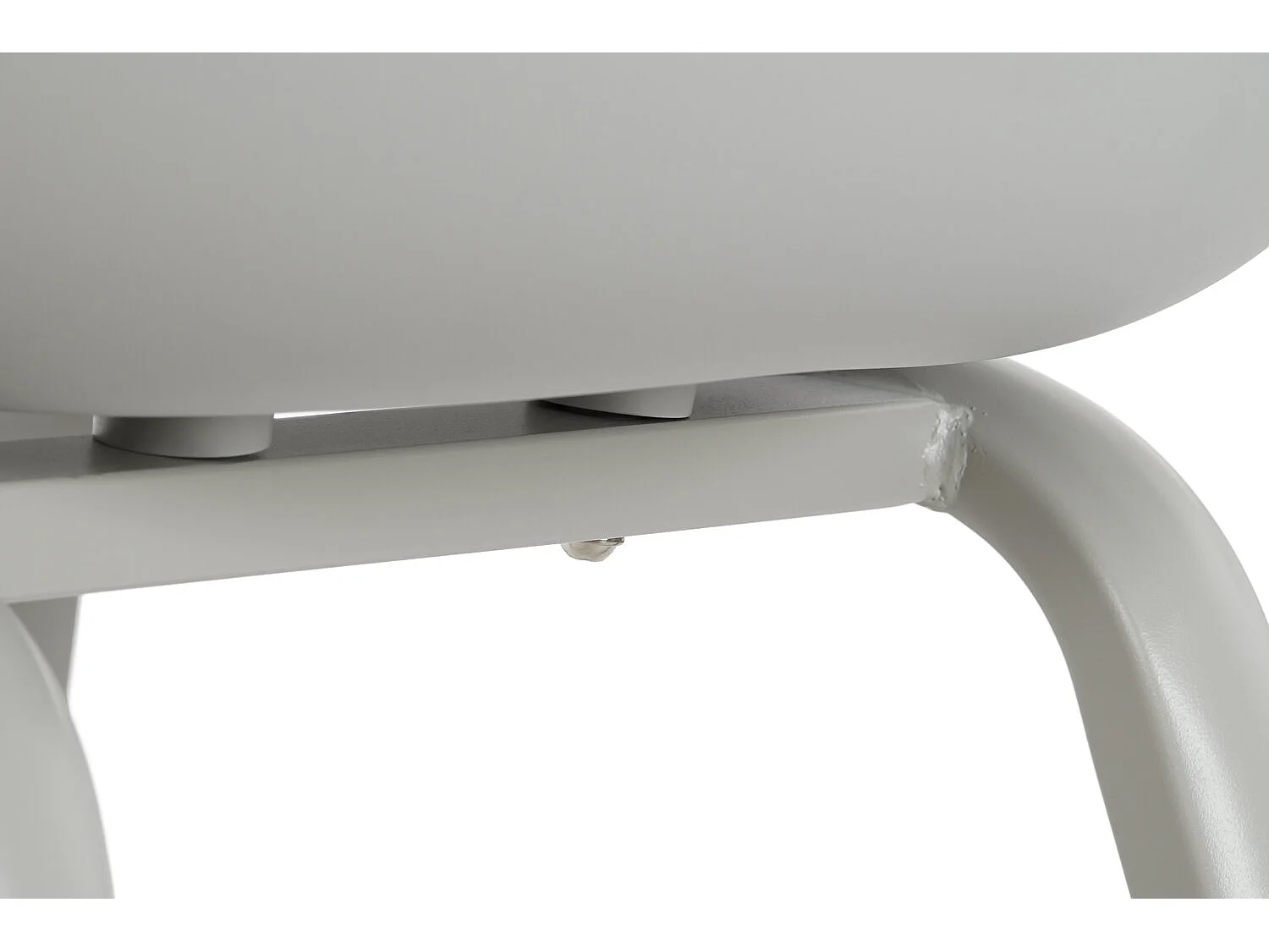 Cadeira de metal PP 60x55x78 cinza claro