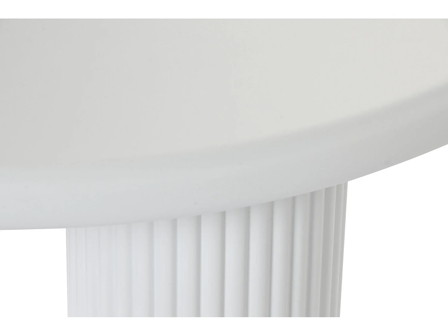 Metalen bijzettafel 75x75x40 wit