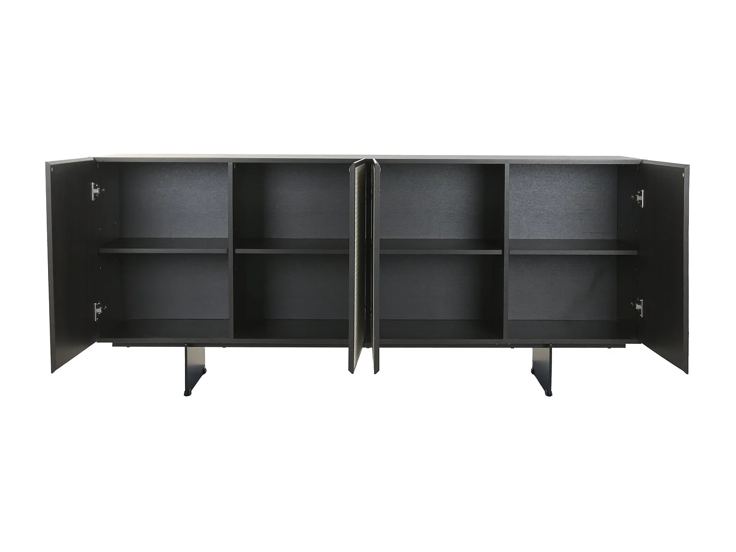 MDF-houten dressoir 180x41x80 donkerbruin