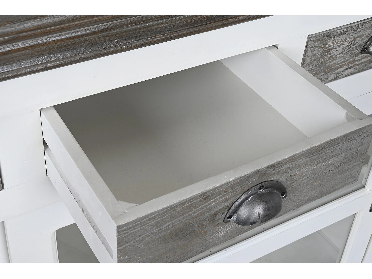 Buffetglashandvat 165x45,7x105,4 grijs