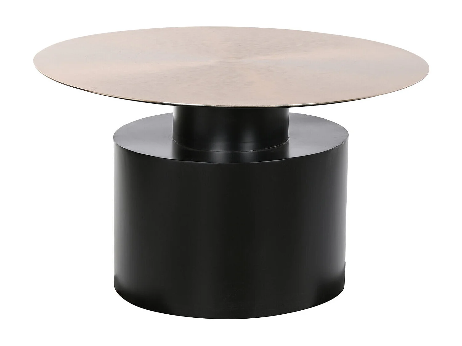 IJzeren bijzettafel 76x76x46 goud