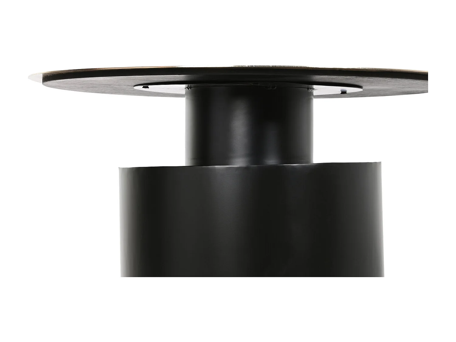 IJzeren bijzettafel 76x76x46 goud